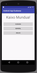 Android App Euskaraz Gif
