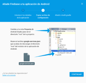 Firebase json fitxategia